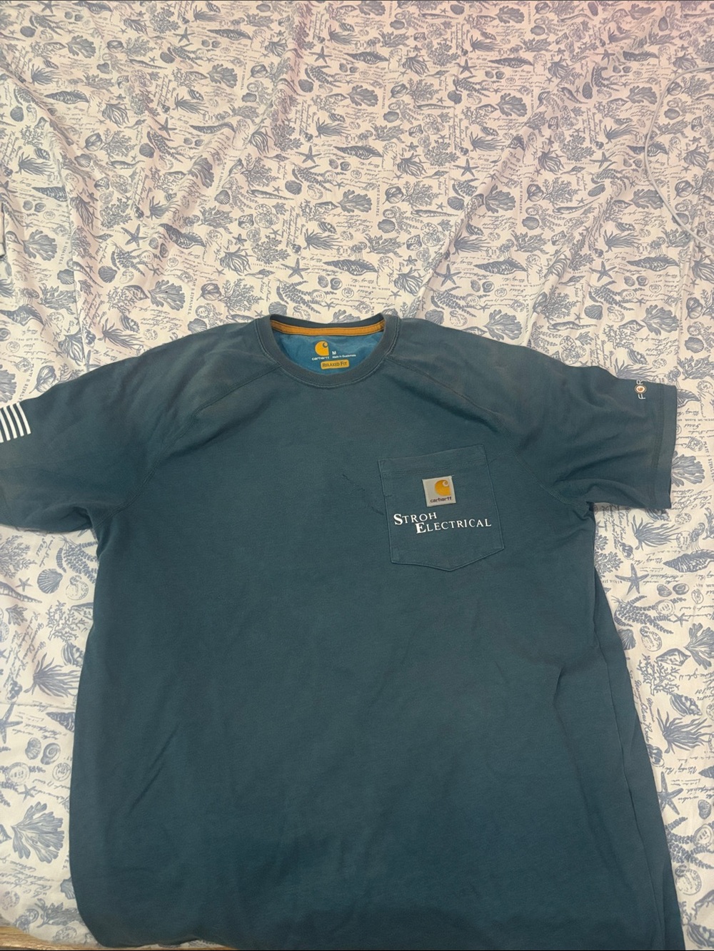 Carhartt Force Delmont Graphic T-Shirt Green